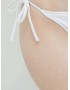 Calvin Klein String Side Tie Cheeky Bikini KW0KW01858-YCD,  Γυναικείο Κυλοτάκι Μαγιό Δετό, ΑΣΠΡΟ